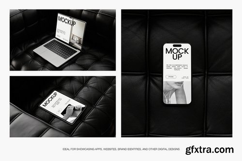 CreativeMarket - Apple Mockups | MacBook iPhone iPad - 16095619