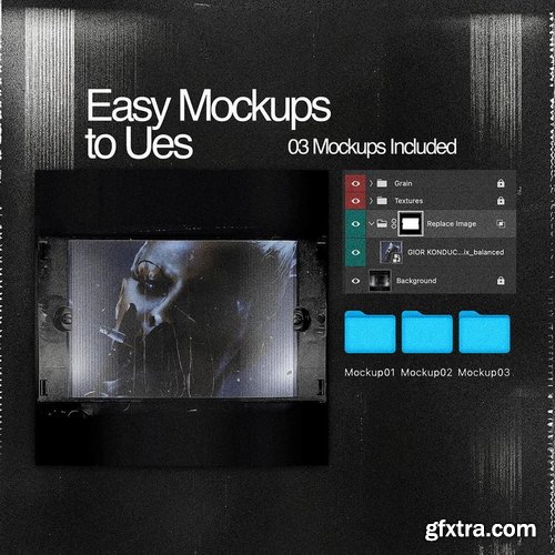 Studio2am - 50 Grainy Film Textures Frames Pack
