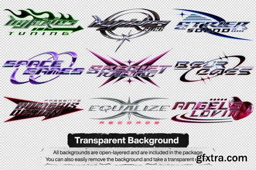 YellowImages - Y2K Chrome Text Effects Vol.2 - 136071