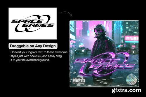 YellowImages - Y2K Chrome Text Effects Vol.2 - 136071