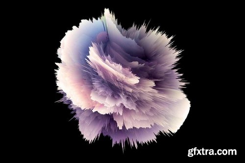 Rulebyart - Big Bang Exploding Color Textures 3