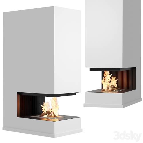 '3dsky Pro - Fireplace - composition 2'