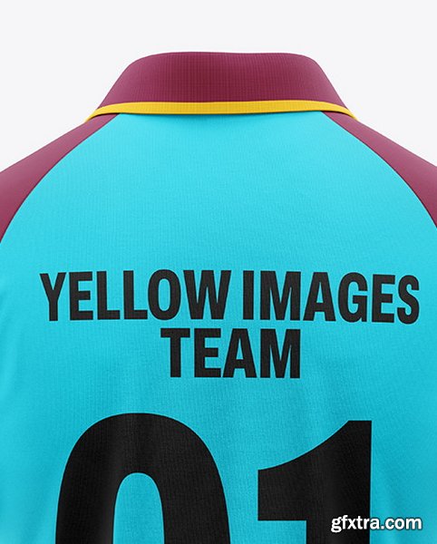 YellowImages - Raglan Polo Shirt Mockup - 133228