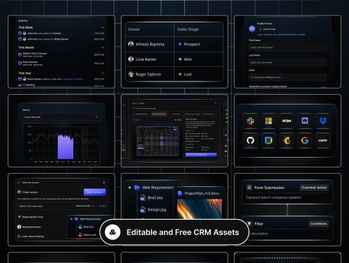 'TrackForce - CRM Website UI Kit' 'TrackForce - CRM Website UI Kit'