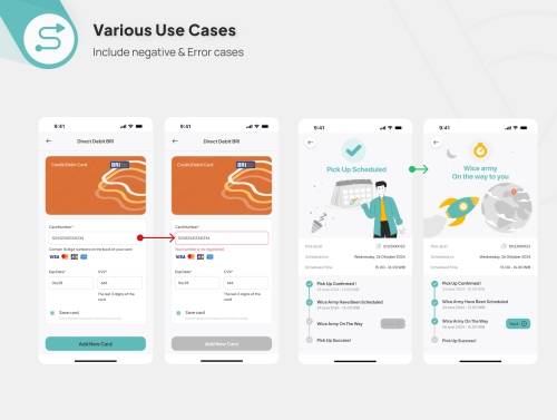 'Wice - AI Waste Management Mobile App UI Kit'