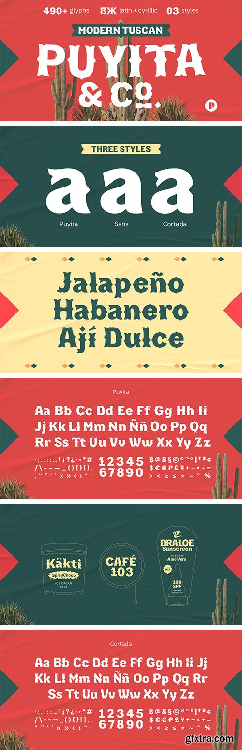 MyFonts - Puyita Font Family