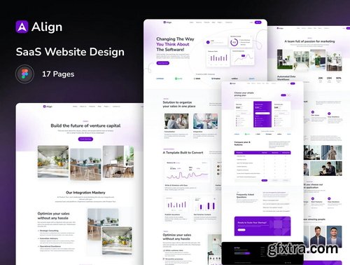 Craftwork Design - Align - SaaS Website Template