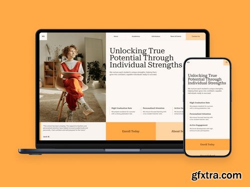 Craftwork Design - MindSpring School Website