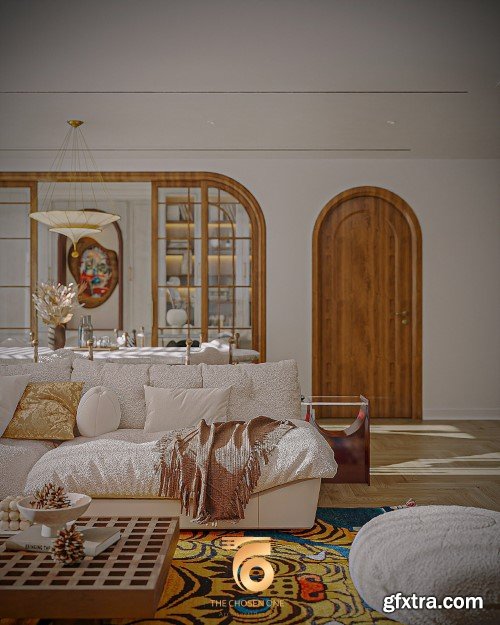 3Ds Max Apartment Interior Scene 02