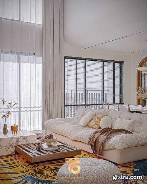 3Ds Max Apartment Interior Scene 02