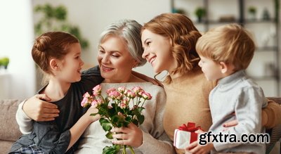 Mother's Day in Family 24xJPG 10xPNG