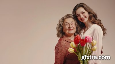 Mother's Day in Family 24xJPG 10xPNG