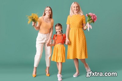 Mother's Day in Family 24xJPG 10xPNG