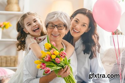 Mother's Day in Family 24xJPG 10xPNG