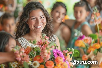 Mother's Day in Family 24xJPG 10xPNG