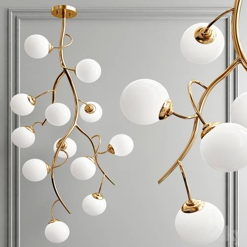 '3dsky Pro - Grapes branch chandelier'