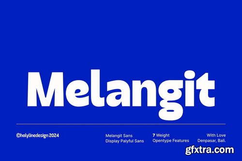 CreativeMarket - Melangit Sans - Display Family