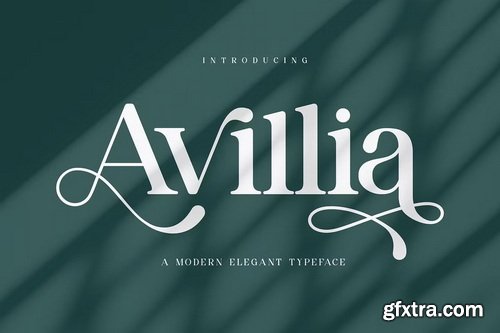 CreativeMarket - Avillia - Elegant Serif Font