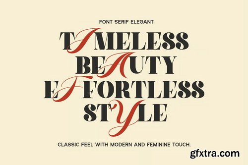 Aelica Elegant Serif Font