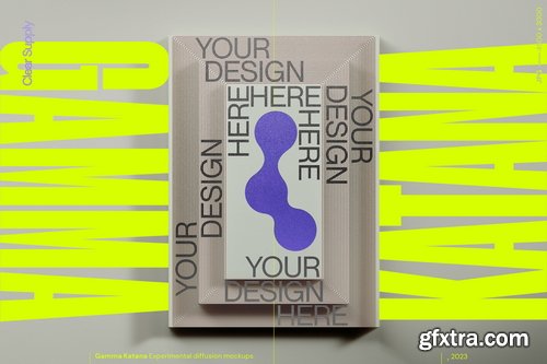 Clear Supply - Gamma Katana - Minimal Poster Mockups