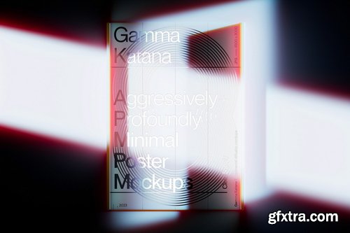 Clear Supply - Gamma Katana - Minimal Poster Mockups