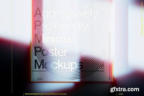 Clear Supply - Gamma Katana - Minimal Poster Mockups