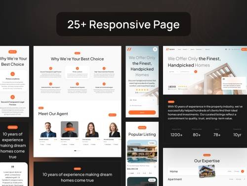 'Synera Property Website UI Kit'