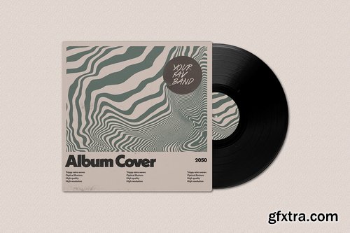 CreativeMarket - Trippy Waves Patterns - 7297650