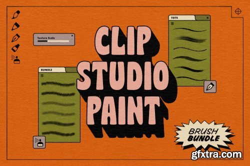 True Grit Texture Supply - Clips Studio Brush Bundle V3