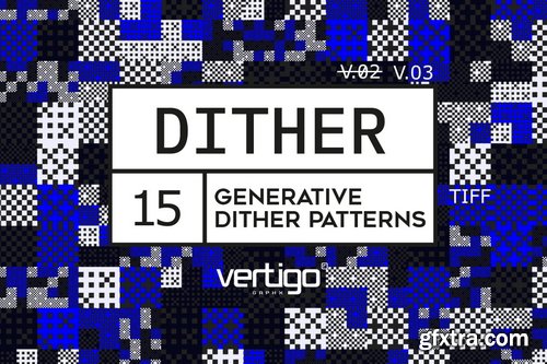 CreativeMarket - DITHER PATTERNS V.03