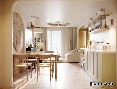 Apartment Interior Scene 03