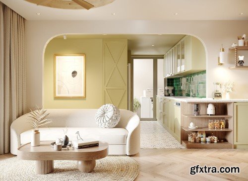 Apartment Interior Scene 03