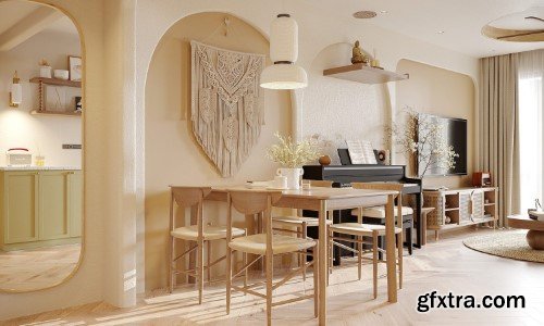 Apartment Interior Scene 03