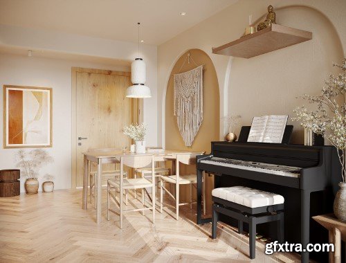 Apartment Interior Scene 03