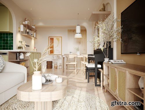 Apartment Interior Scene 03