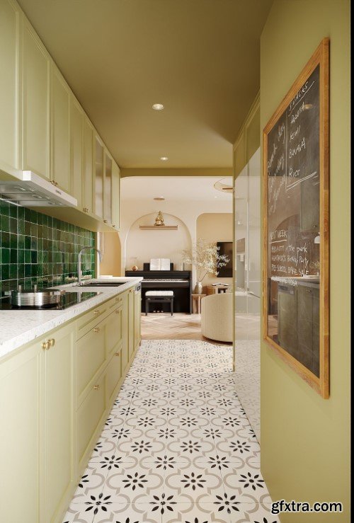 Apartment Interior Scene 03