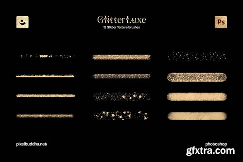 CreativeMarket - Photoshop Glitter Texture Brushes - 291236029