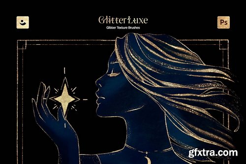 CreativeMarket - Photoshop Glitter Texture Brushes - 291236029