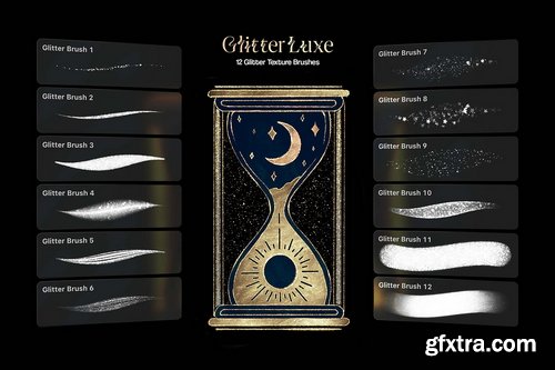 CreativeMarket - Photoshop Glitter Texture Brushes - 291236029