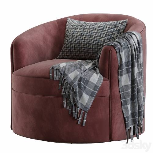 '3dsky Pro - Coco Republic Luna Swivel Chair'