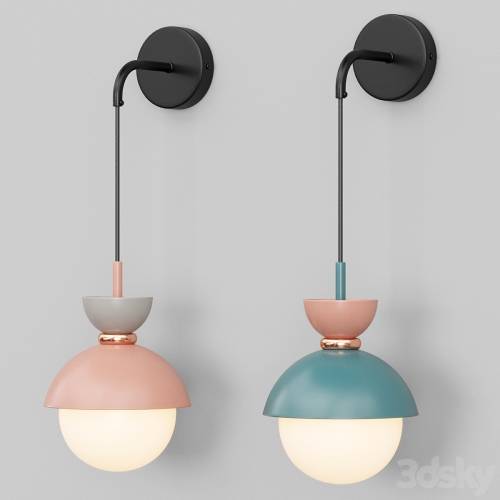 '3dsky Pro - Wall lamp POMPON WALL Lampatron'