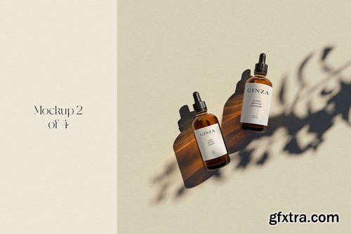 CreativeMarket - Ginza || Cosmetic Bottle Mockups - 13467696
