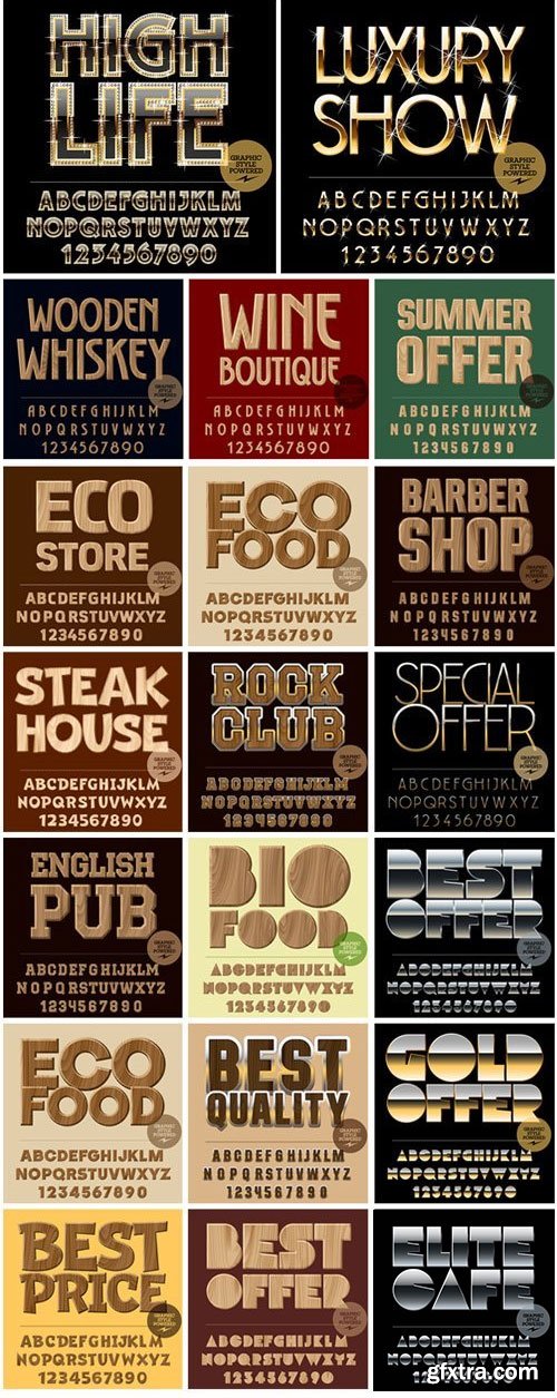 Alphabet Letters, numbers and Punctuation #3, 20xEPS Alphabet Letters, numbers and Punctuation #3, 20xEPS