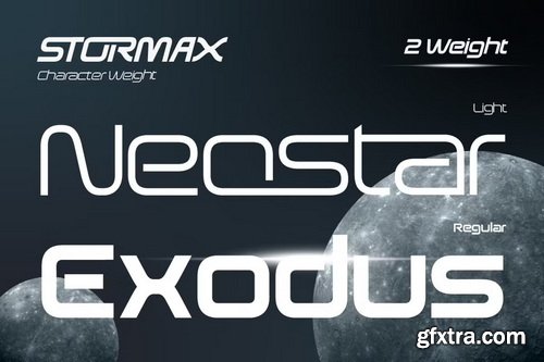 CreativeMarket - Stormax Typeface