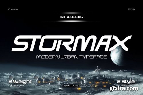 CreativeMarket - Stormax Typeface