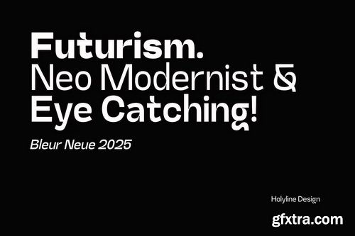 CreativeMarket - Bleur Neue - Geometric Sans