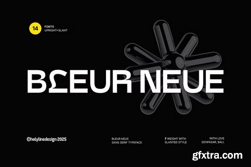 CreativeMarket - Bleur Neue - Geometric Sans