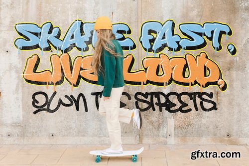 Bropz Dripping Graffiti Font