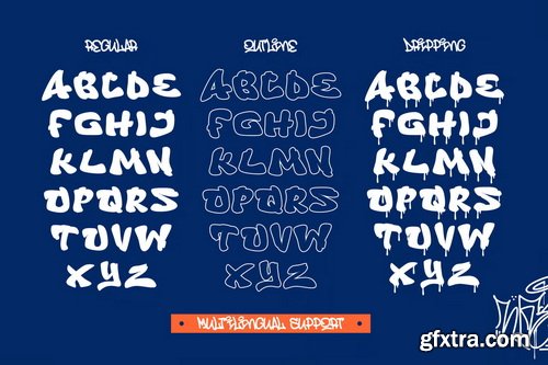 Bropz Dripping Graffiti Font