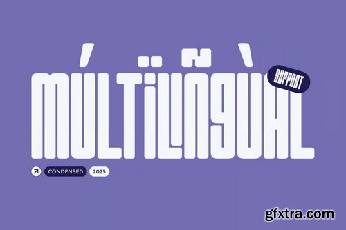 Sunspalre Condensed Modern Sans Serif Font